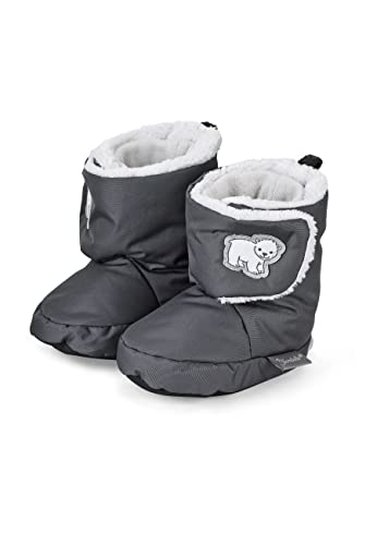 Sterntaler Jungen Baby Stiefel mit Klettverschluss, Farbe: Eisengrau, Größe: 17/18, Alter: 6-9 Monate, Artikel-Nr.: 5101803 von Sterntaler