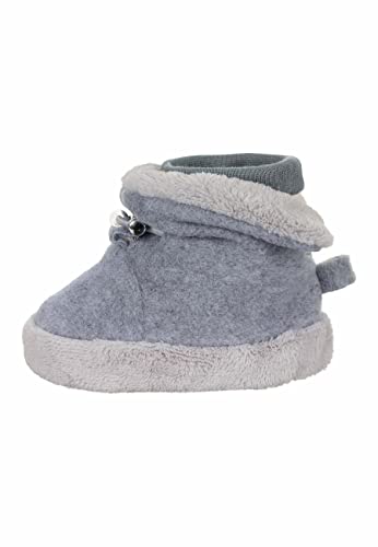 Sterntaler Jungen Baby Schuhe mit Schnurzug, Farbe: Silber melange, Größe: 15/16, Alter: 4-6 Monate, Artikel-Nr.: 5101620 von Sterntaler