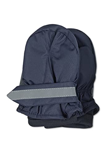 Sterntaler Fäustling mit Daumen, wasserabweisend, mit elastischem Bündchen und Klettverschluss, gefüttert - unisex Accessoires für Babys & Kleinkinder - marine, Gr. 4 von Sterntaler