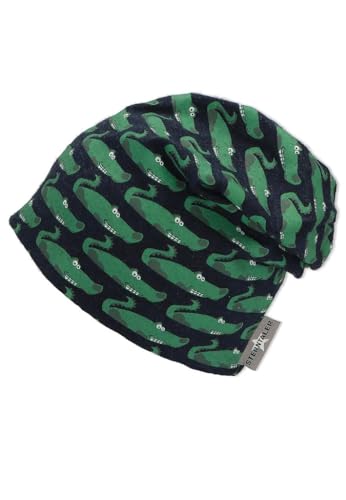 Sterntaler Jungen Krokodil Beanie-Mütze, Marine, 45 von Sterntaler