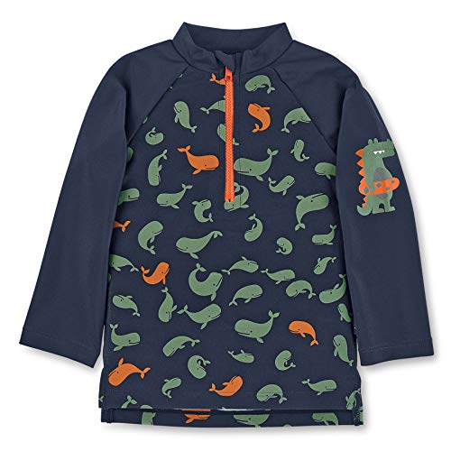 Sterntaler Baby - Jungen langærmet svømmertrøje val Rash Guard Shirt, Marine, 98/104 cm von Sterntaler