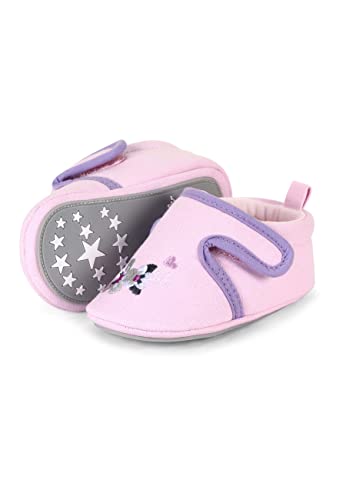 Sterntaler Jungen Mädchen Baby-Krabbelschuh Hausschuh, rosa, 15/16 EU von Sterntaler