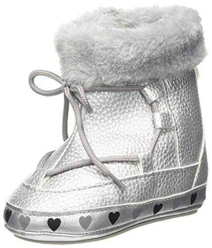 Sterntaler Jungen Mädchen Baby-Schuh First Walker Shoe, Silber, 20 EU von Sterntaler