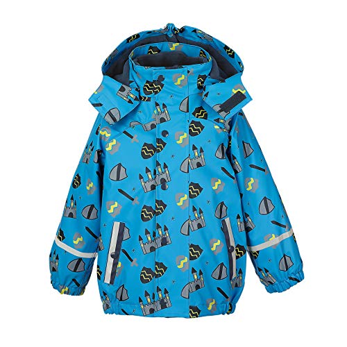 Sterntaler Jungen Regenjacke mit Innenjacke, 3in1 Multifunktionsjacke, Alter: 18-24 Monate, Größe: 92, Blau (Azurblau) von Sterntaler