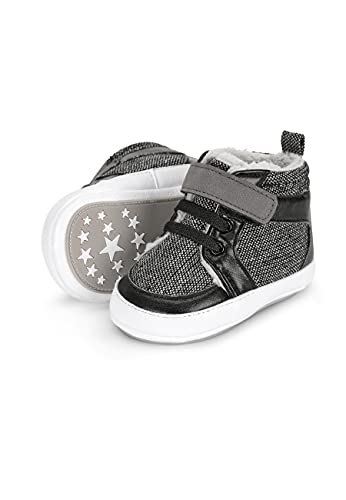 Sterntaler Jungen Sporti Baby-Schuh, Schwarz, 22 EU von Sterntaler