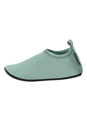 Sterntaler Jungen Unisex Kinder Aquaschuh Uni Flacher Slipper, dunkelgrün, 30 EU von Sterntaler