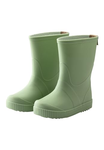 Sterntaler Gummistiefel - Unisex Kinder Regenstiefel mit herausnehmbarer Sohle - Wasserdichte Kinderstiefel - Matsch- und Regenschuhe, steingrün, Größe 30 von Sterntaler
