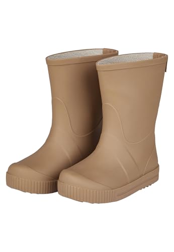 Sterntaler Gummistiefel - Kinder Regenstiefel mit herausnehmbarer Sohle - Wasserdichte Kinderstiefel - Matsch- und Regenschuhe, lehmbraun, Größe 27 von Sterntaler