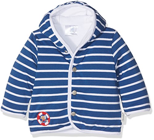 Sterntaler Kapuzen-Jacke Jersey Erwin für Babys, Alter: 0-2 Monate, Größe: 50, Blau von Sterntaler