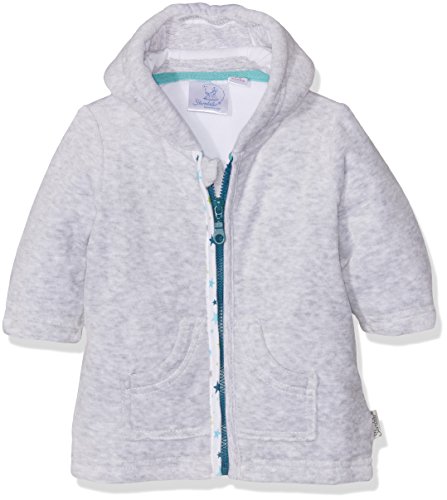 Sterntaler Kapuzen-Jacke Nicki Erik für Babys, Alter: 0-2 Monate, Größe: 50, Silber von Sterntaler