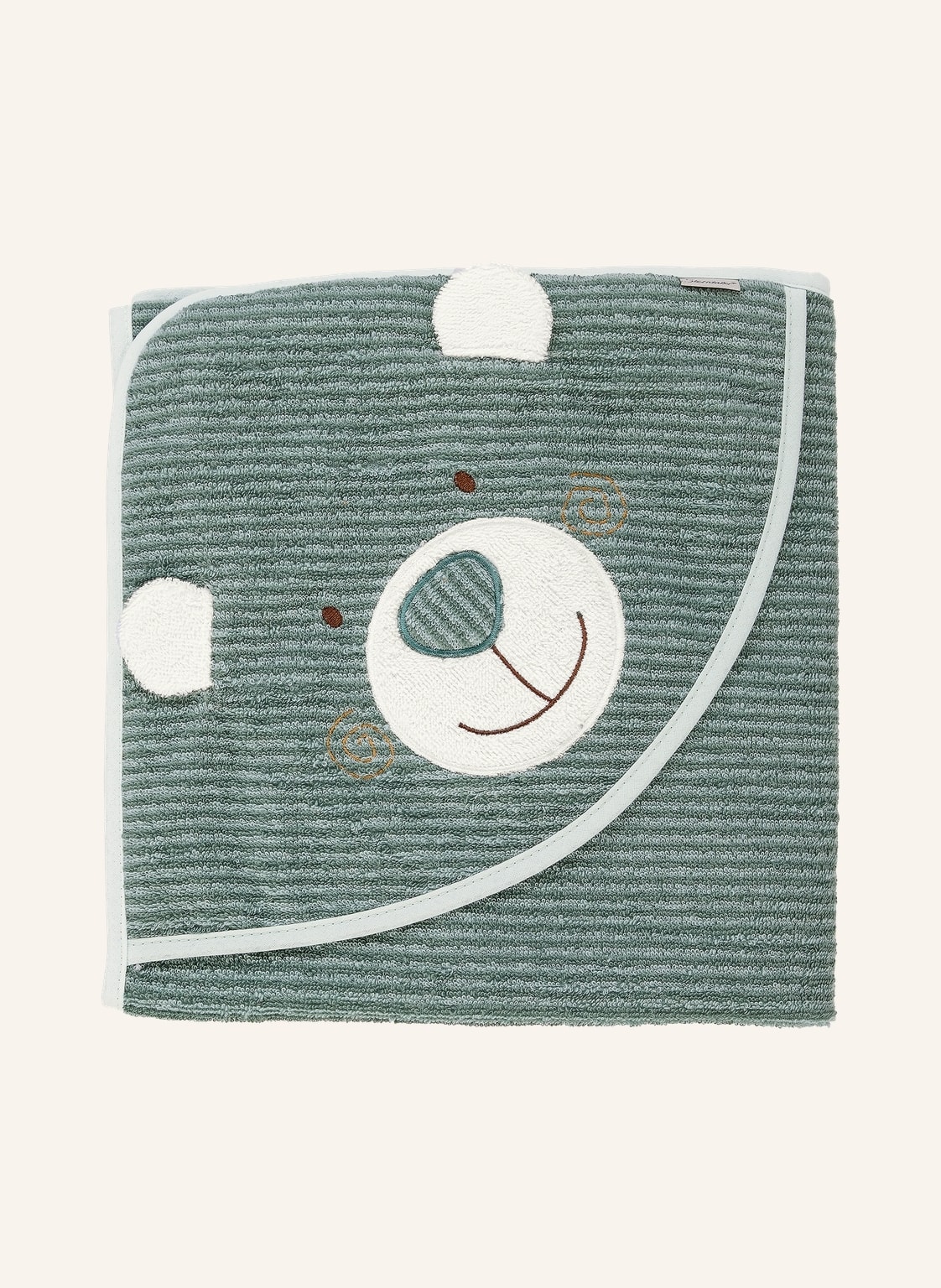 Sterntaler Kapuzenbadetuch 100 X 100 Cm Ben gruen von Sterntaler