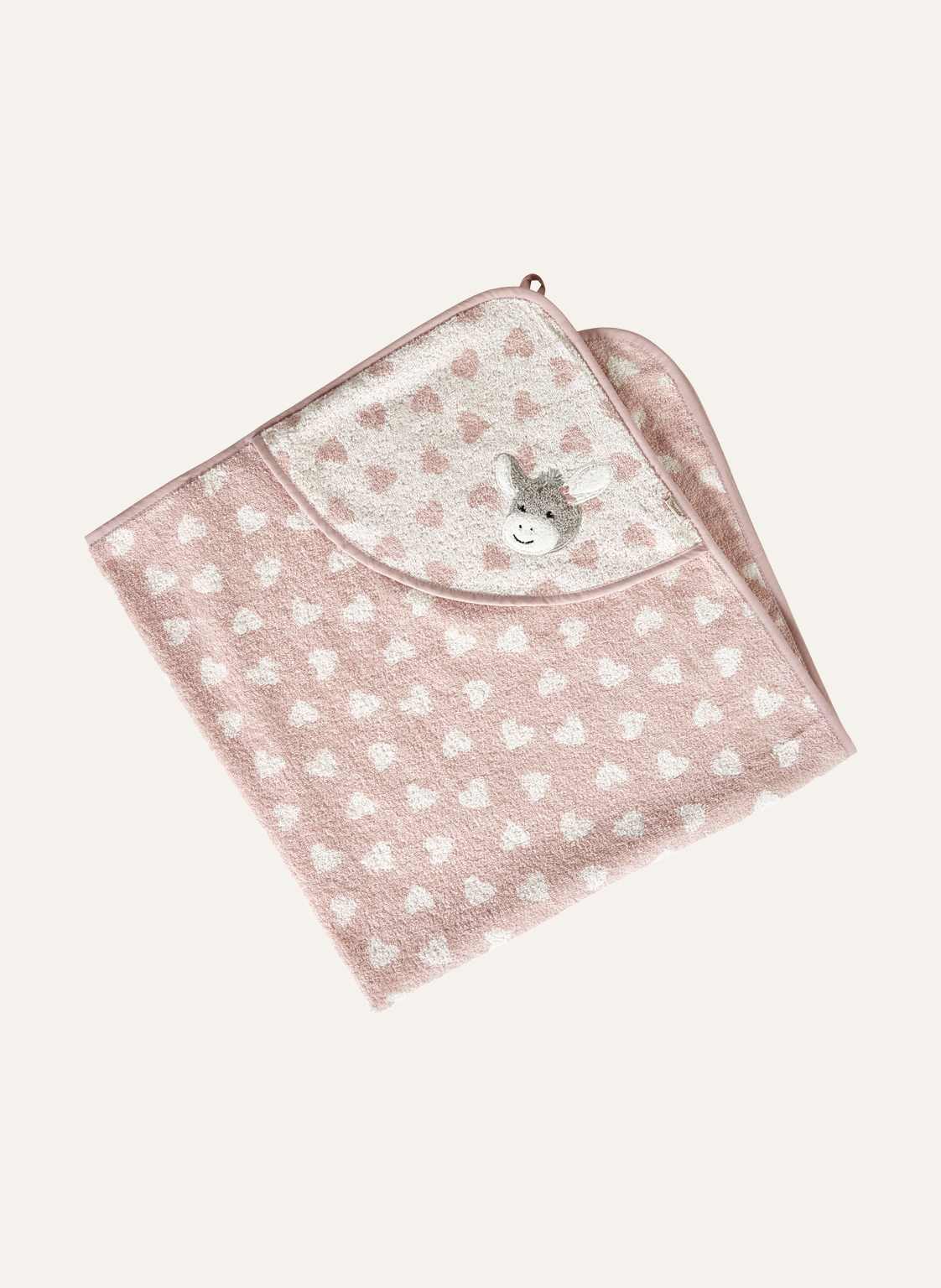 Sterntaler Kapuzenbadetuch 100 X 100 Cm Emmi Girl pink von Sterntaler