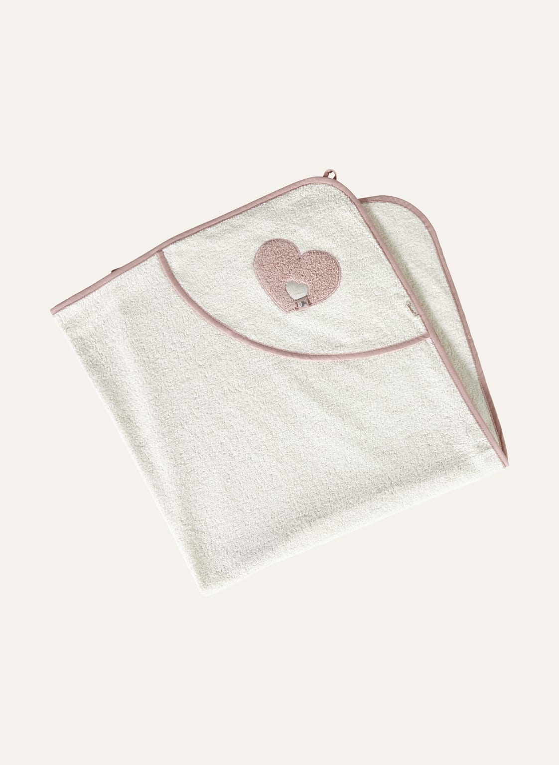 Sterntaler Kapuzenbadetuch 100 X 100 Cm Emmi Girl weiss von Sterntaler