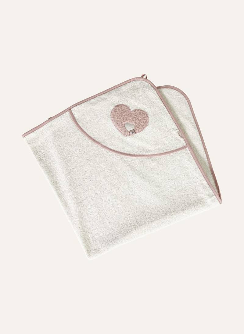 Sterntaler Kapuzenbadetuch 100 X 100 Cm Emmi Girl weiss von Sterntaler