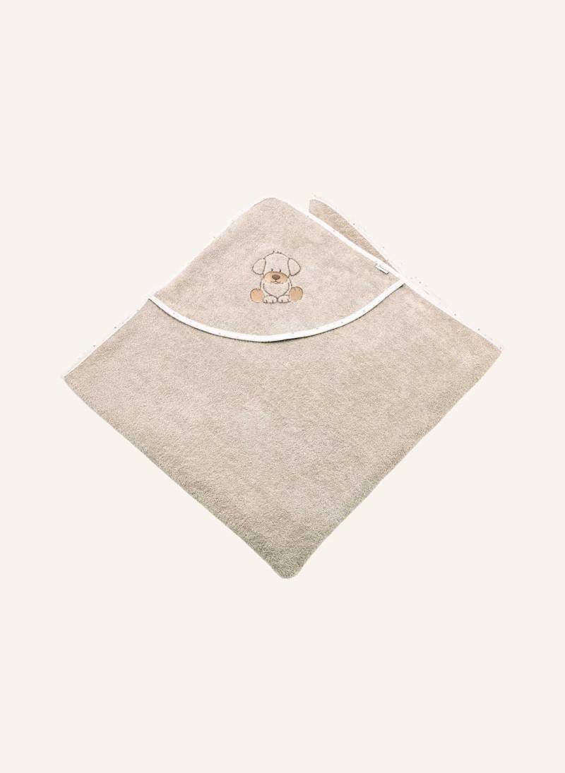 Sterntaler Kapuzenbadetuch 100X100 Lucky beige von Sterntaler