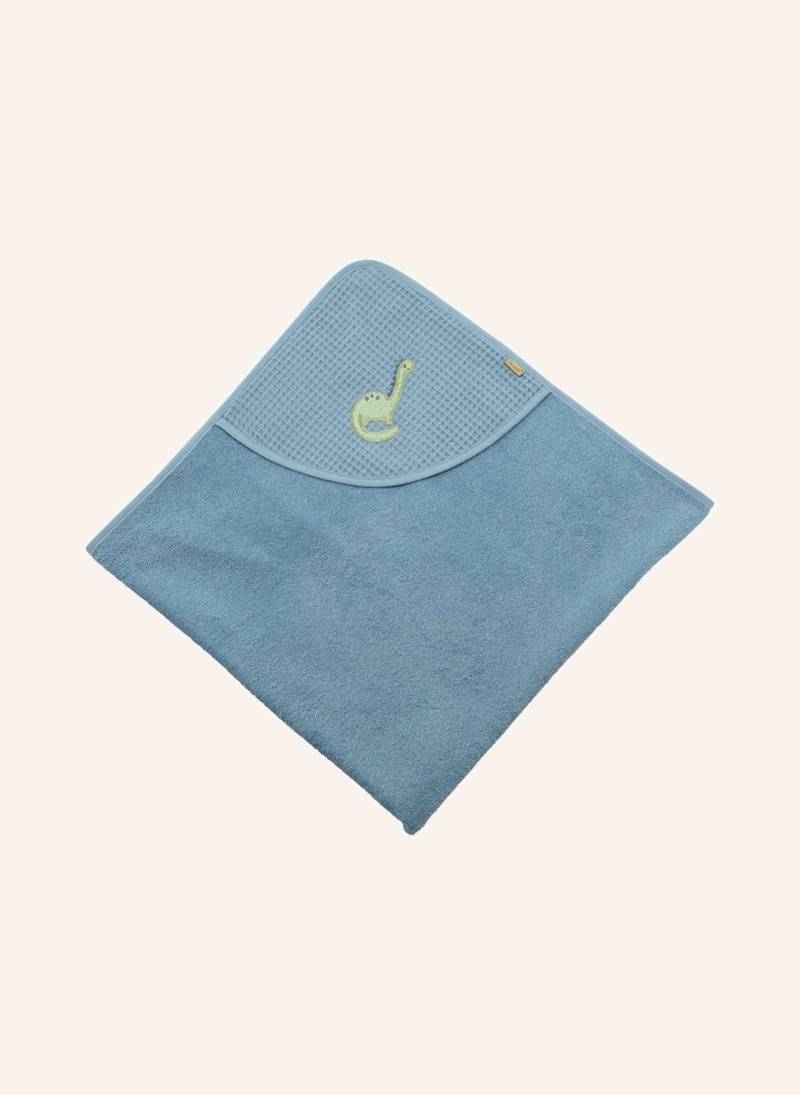 Sterntaler Kapuzenbadetuch 100X100 Rexi blau von Sterntaler