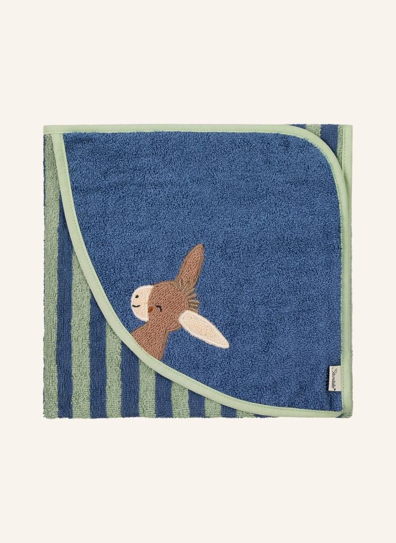 Sterntaler Kapuzenbadetuch 80 X 80 Cm Emmilius blau von Sterntaler