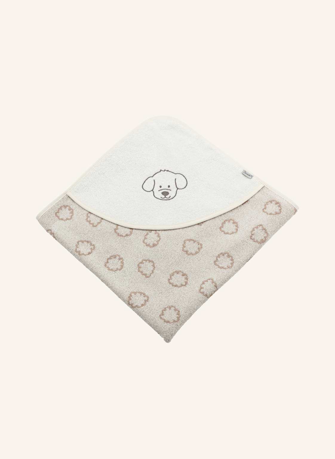 Sterntaler Kapuzenbadetuch 80X80 Lucky weiss von Sterntaler