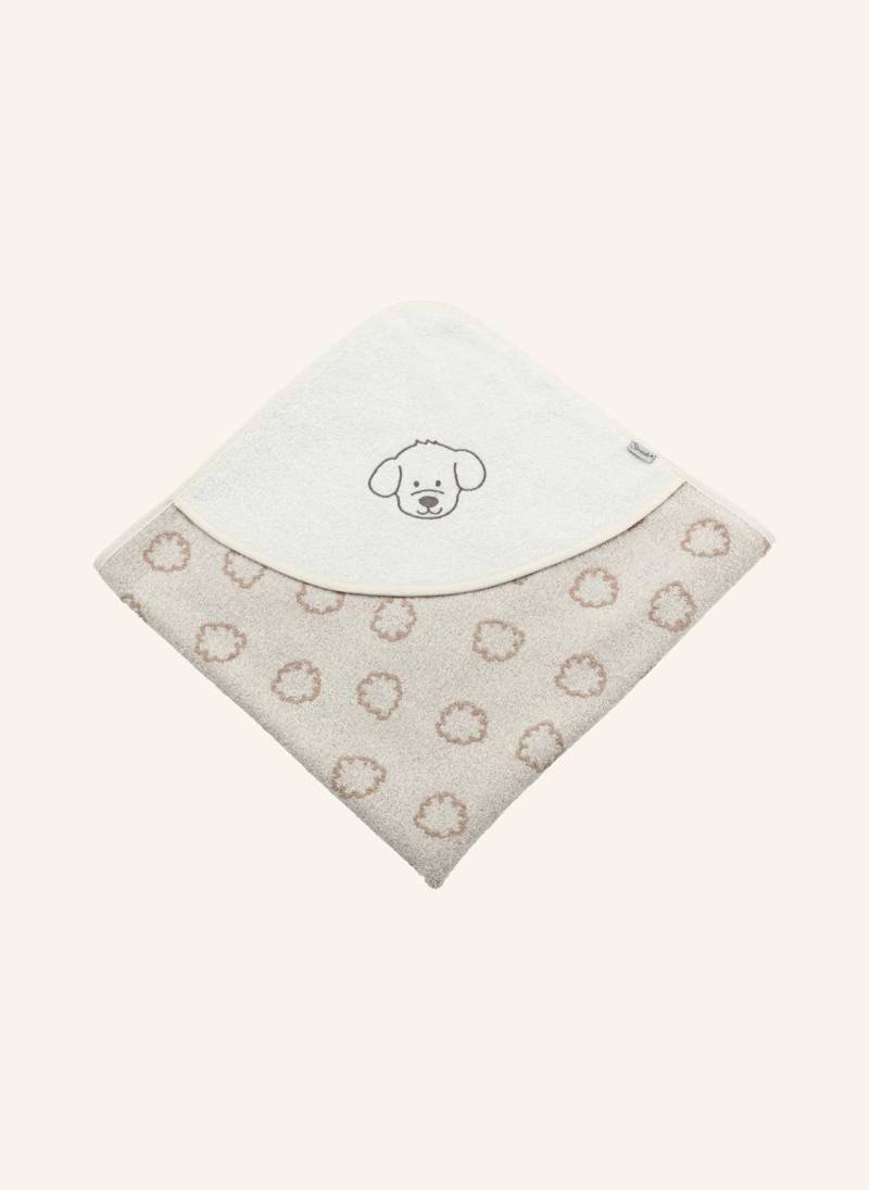 Sterntaler Kapuzenbadetuch 80X80 Lucky weiss von Sterntaler