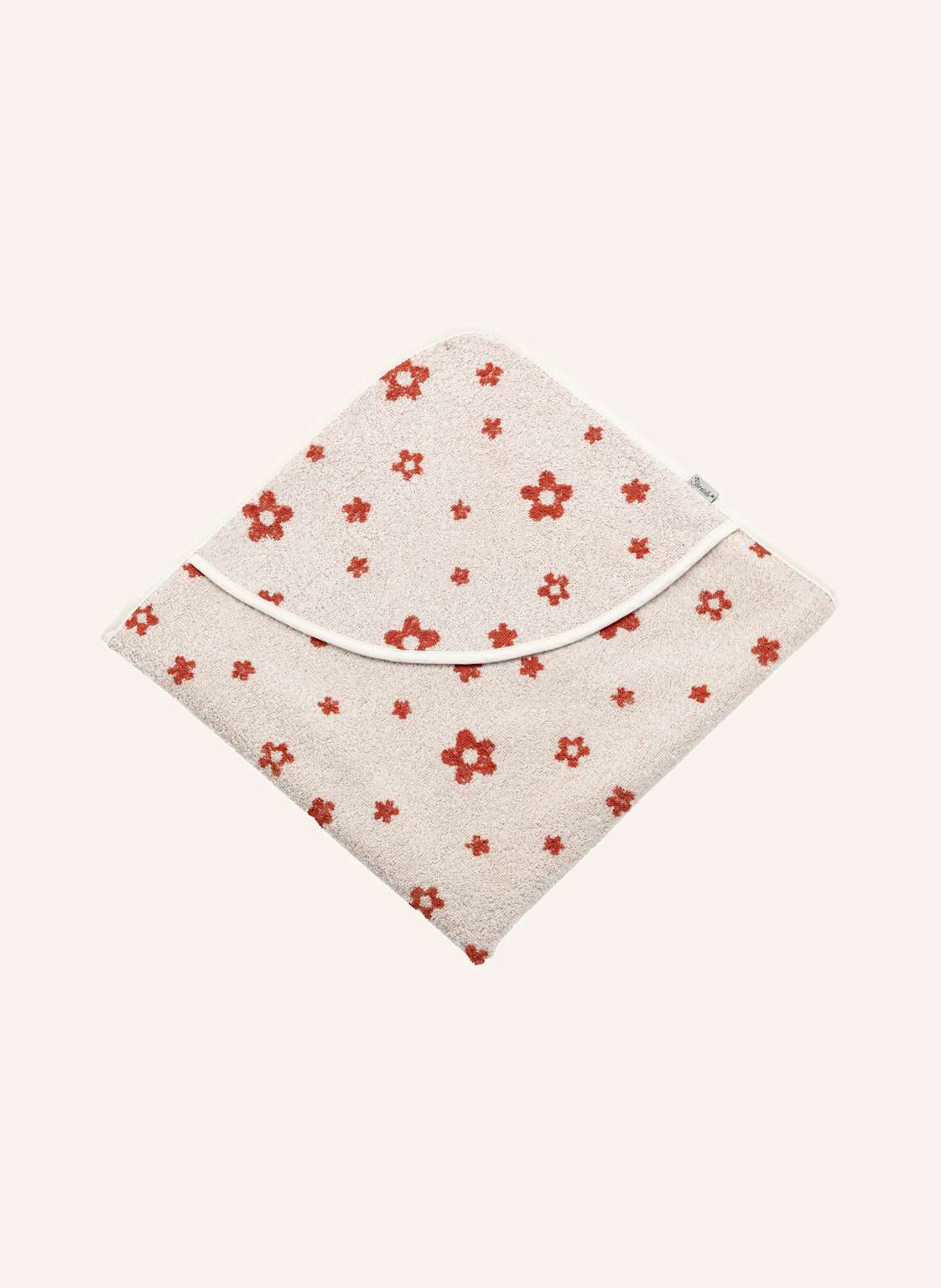 Sterntaler Kapuzenbadetuch 80X80 Sunny weiss von Sterntaler