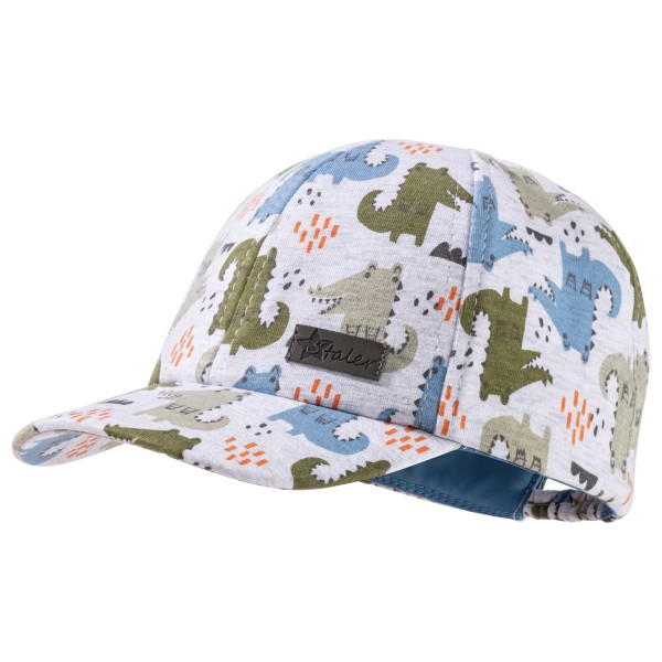 Sterntaler - Kid's Basecap Krokodile - Cap Gr 47 cm grau von Sterntaler