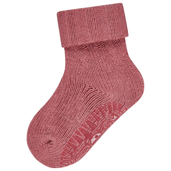 Sterntaler - Kid's Fliesen Flitzer Wolle - Hüttenschuhe Gr 33/34 rot/rosa von Sterntaler