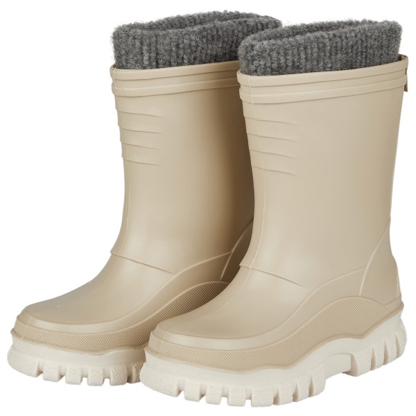 Sterntaler - Kid's Gummistiefel Uni Gefüttert - Gummistiefel Gr 24/25 beige von Sterntaler