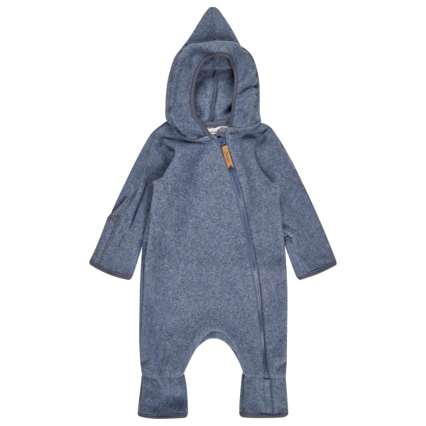 Sterntaler - Kid's Overall Fleece - Overall Gr 56 grau/blau von Sterntaler