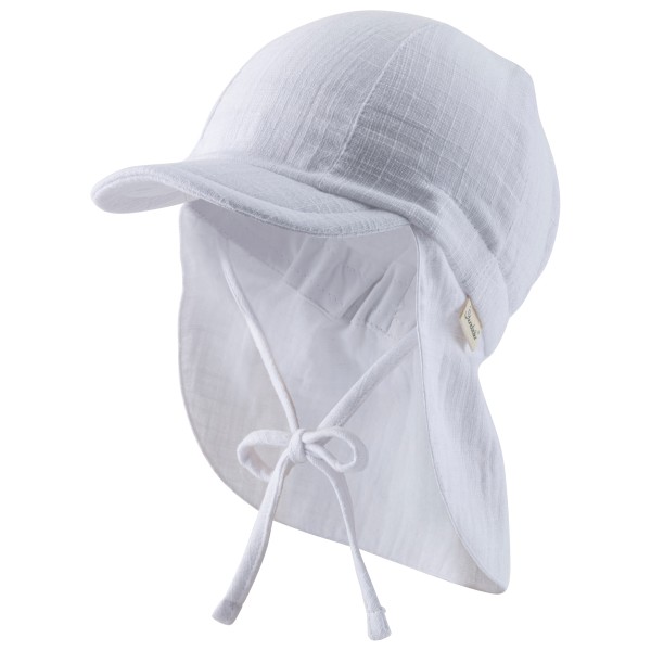 Sterntaler - Kid's Schirmmütze Nacken Uni Cotton - Cap Gr 49 cm grau von Sterntaler