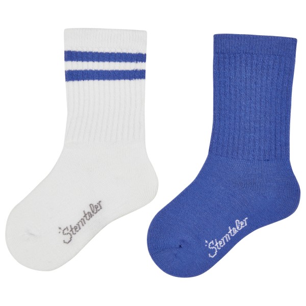 Sterntaler - Kid's Socken DP Coolmax Rippe - Multifunktionssocken Gr 19-22 blau/weiß von Sterntaler