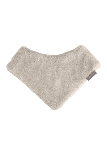 Sterntaler Kinder Halstuch Teddyflausch gefüttert Unisex - Dreieckstuch für Baby und Kinder mit Klettverschluss, gefüttert mit Microfleece - beige, 1 von Sterntaler