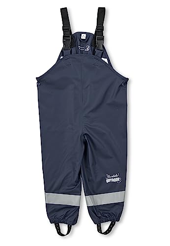 Sterntaler Unisex Kinder Regenträgerhose Ungefüttert Rain Pants, Marine, 80 EU von Sterntaler