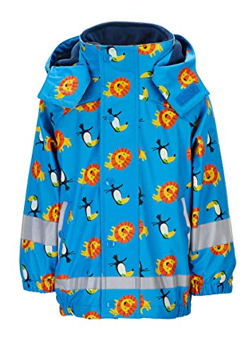 Sterntaler Unisex Baby Regenjacke mit Innenjacke Rain Jacket, Hellblau, 98 von Sterntaler