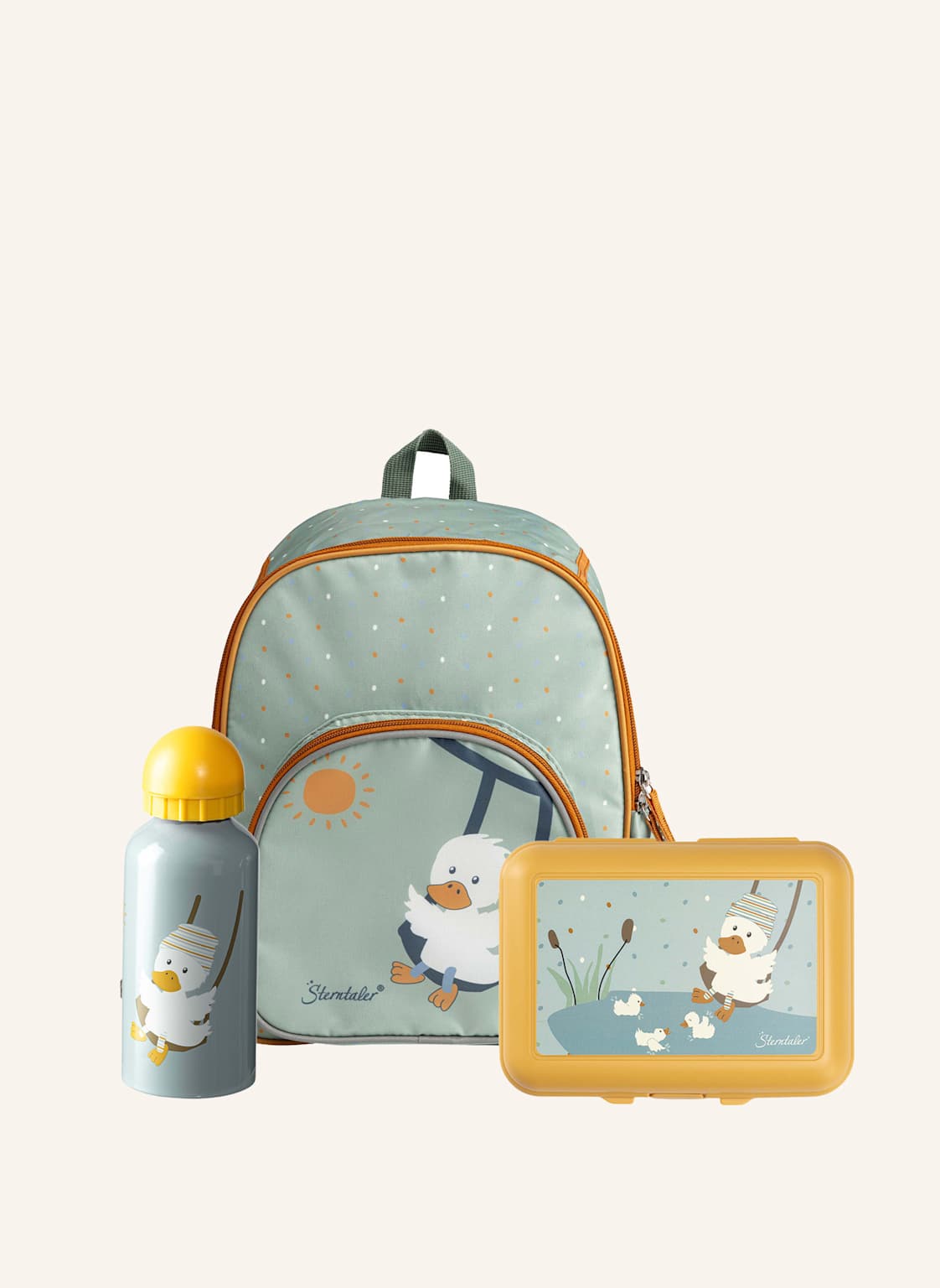 Sterntaler Kindergarten Set Ente Edda gruen Sterntaler Kindergarten Set Ente Edda gruen von Sterntaler