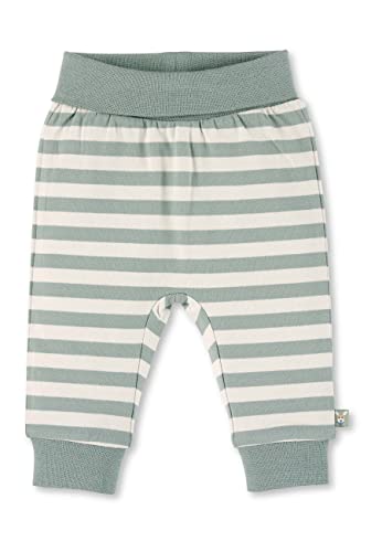 Sterntaler Kleinkind Jungen Hose Baby GOTS Hose Emmi - Baby Hose, Kinder-Hose, Baby-Hose - mit "Mitwachsbund" und Stickerei - grün, 80 von Sterntaler