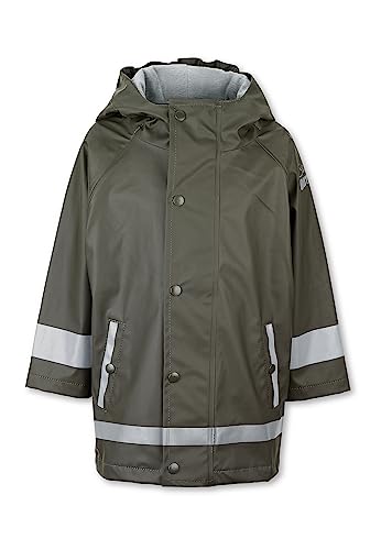 Sterntaler Kleinkind Jungen Regenjacke Kinder Regenjacke - Regenjacke Kind - Wasserdicht mit Reißverschluss und verschweißten Nähten - dunkelgrün, 122 von Sterntaler