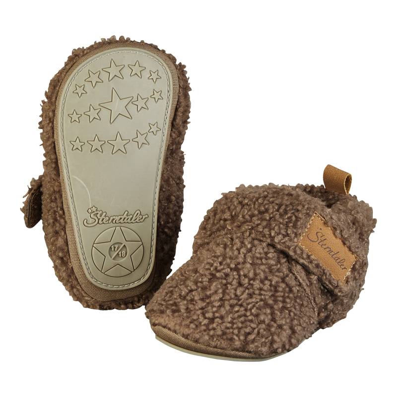 Sterntaler Krabbel-und Hausschuhe mit Klettverschluss Plüsch von Sterntaler