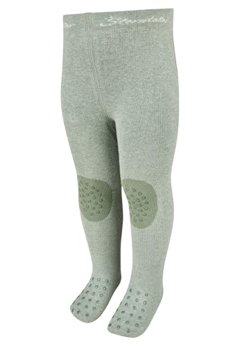 Sterntaler Unisex Krabbelstrumpfhose Uni, steingrün, 80 von Sterntaler