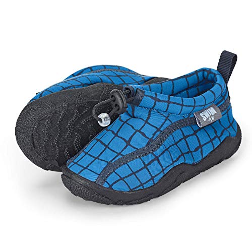 Sterntaler Baby - Jungen Aqua-Schuhe mit Gummizug und rutschfester Sohle, Farbe: Blau, Größe: 29/30, Alter: 5-6 Jahre, Art.-Nr.: 2512101 von Sterntaler