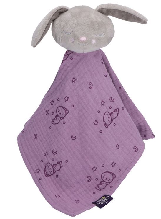 Sterntaler Kuscheltuch Schlummerhase lila 36 cm von Sterntaler
