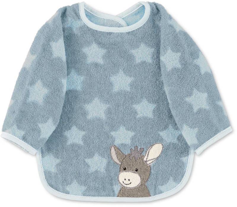 Sterntaler Lätzchen "Ärmellätzchen, Emmi, mittelblau" von Sterntaler