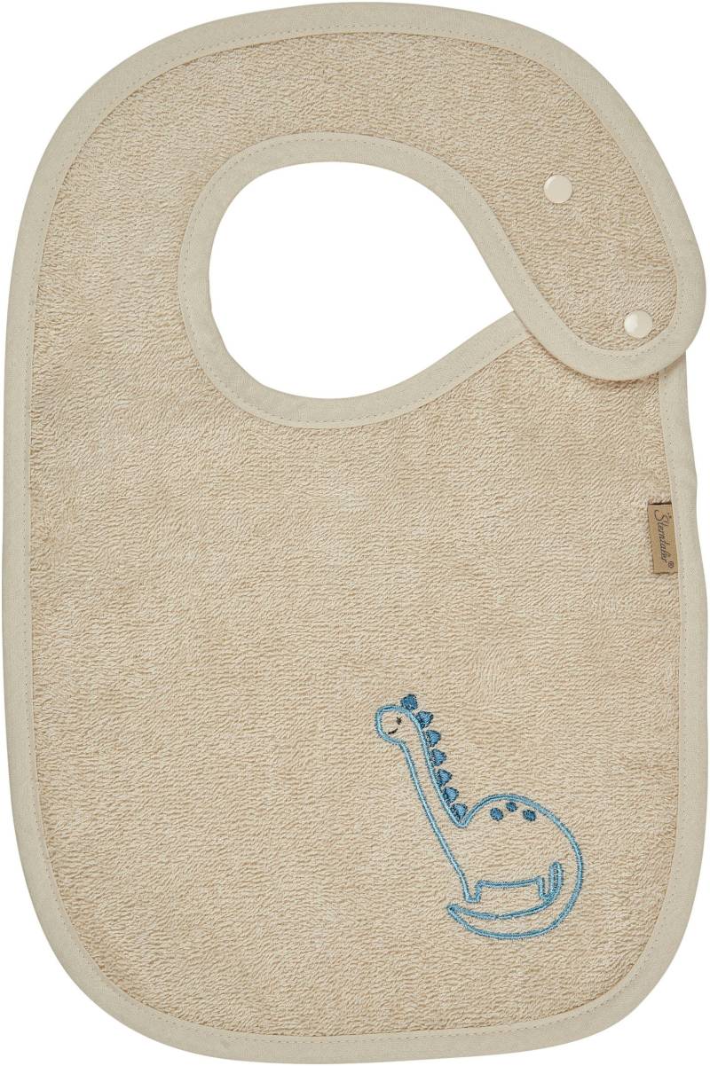 Sterntaler Lätzchen "Dino Rexi, beige" von Sterntaler