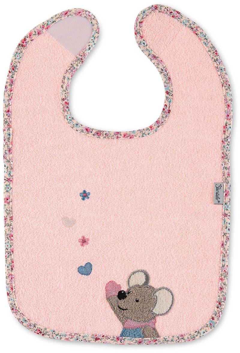 Sterntaler Lätzchen "Klettlätzchen, Mabel Frottee, zartrosa" von Sterntaler