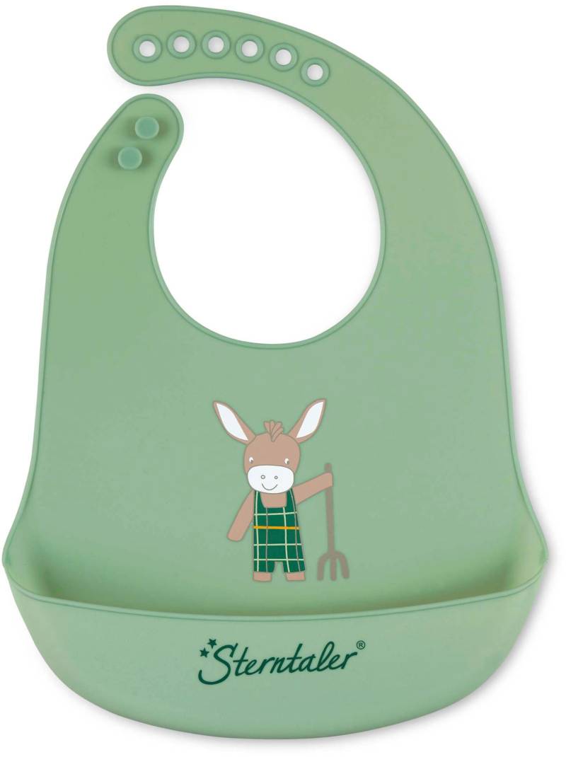 Sterntaler Lätzchen "Lätzchen Silikon, Emmilius, hellgrün" von Sterntaler