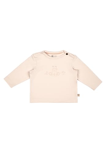 Sterntaler Langarm Shirt Pferd Sunny - Rundhals Shirt mit Langen Ärmeln, dezentem Pferde Front Print und praktischen Druckknöpfen -Mädchen Longsleeve - Babykleidung ab Geburt - zartrosa, Größe 74 von Sterntaler