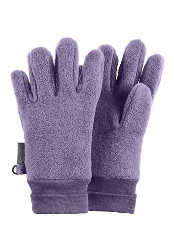 Sterntaler Fingerhandschuh Microfleece mit elastischen Bündchen – Warme Kinder Handschuhe – Mädchen Winterhandschuhe - Accessoire für kühlere Tage – lavendel, Größe 3 von Sterntaler