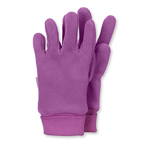 Sterntaler Mädchen Fingerhandschuh Handschuhe, Violett (Orchidee 677), 4 von Sterntaler