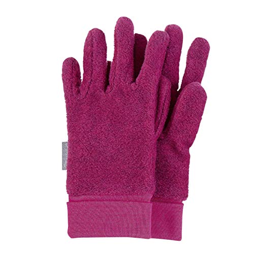 Sterntaler Fingerhandschuh Microfleece mit elastischen Bündchen – Warme Kinder Handschuhe – Mädchen Winterhandschuhe - Accessoire für kühlere Tage – pink melange, Größe 2 von Sterntaler