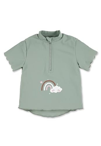 Sterntaler Unisex Kinder Mädchen Schwimmshirt Kurzarm Kinder UV-Schutz 50+ grün, 116 von Sterntaler