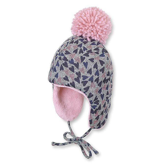 Sterntaler Mädchen Mütze mit Bommel von Sterntaler